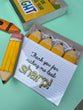 Teacher Appreciation set - "Pencil Box"