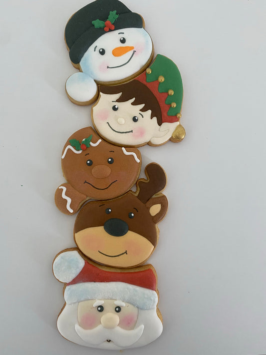 Xmas faces - play box