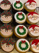 Christmas Cupcakes - box with 12