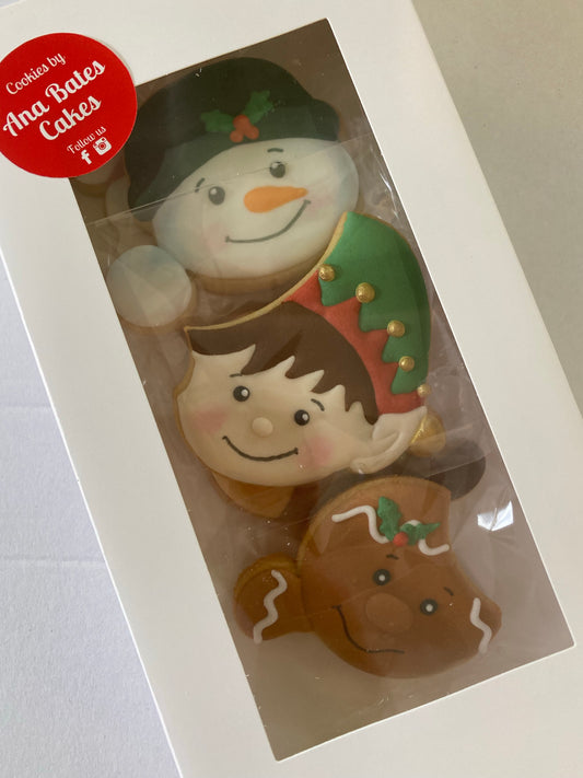 Xmas faces - play box